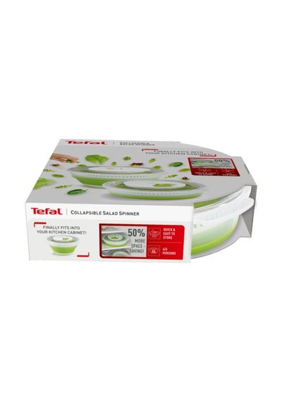 Tefal Katlanabilir Salata Kurutucu Yeşil - Beyaz