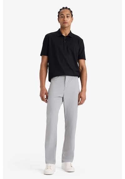 Defacto Defactofit Standart Fit Polo Yaka Sporcu Kısa Kollu Tişört E9351ax25aubk81 SIYAH