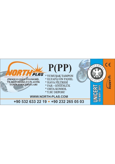 North Plas Pp(P) Polipropilen Plastik Tampon Elektrot