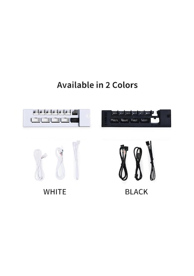 Evrensel Usb Ve Pwm Fan Hub, Beyaz Eg-hub01w