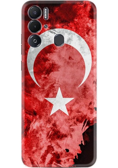 Tecno Pova Neo Kilif Resimli Silikon Sanli Türk Bayragi 3 1395 557178941