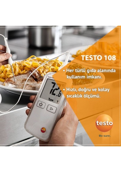 Testo 108 Kablolu Problu Sıcaklık Ölçer