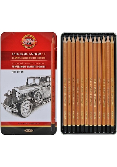 Koh-ı Noor Set Of Gaphite Pencils 1512 N Çok Renkli
