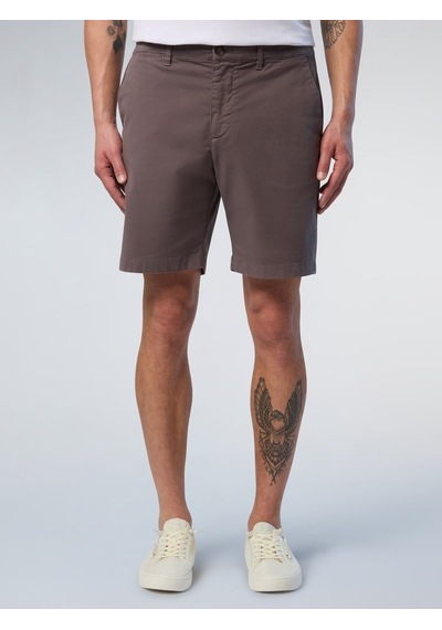 North Sails Star Regular Fit Chino Erkek Şort-33513 Kahverengi