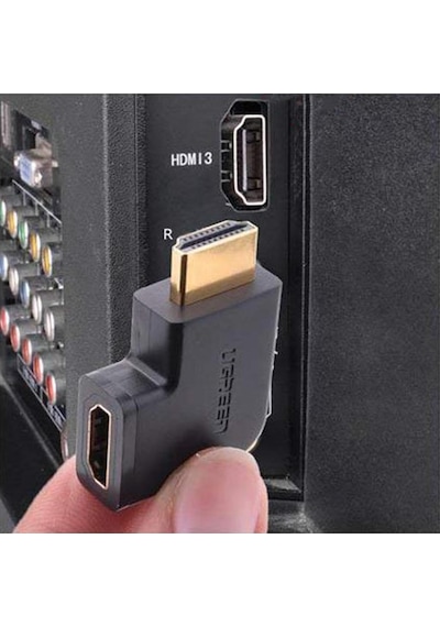 Ugreen Hdmi Erkek To Hdmi Dişi 90 Derece Yatay Çevirici