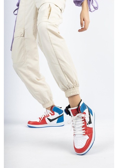 Kocamanlar 8070 Boğazlı Unisex Spor Ayakkabı Çok Renkli