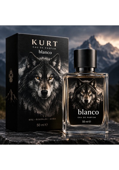 Kurt Blanco 50 Ml Erkek Parfüm Kurt Figürlü Özel Tasarım Eau De Parfum Aromatik - Odunsu