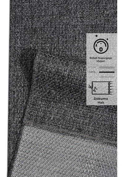 Konfor Halı Modern Jüt Yolluk Halı Rusticana 3105 Naturel Örme Kilim