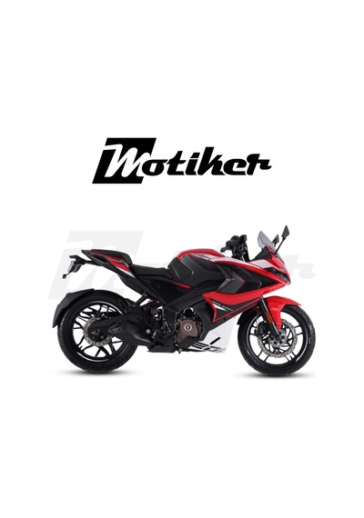 Bajaj Pulsar Rs200 Ug 2025-2026 Model Tasarımı Kırmızı Motor Sticker Etiket Modeli
