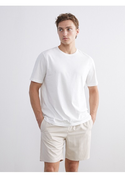 Lcw Swımwear Bej Kısa Boy Basic Erkek Deniz Şortu