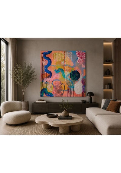 Modern Soyut Renk Patlaması Kanvas Tablo Çağdaş Abstract Art Duvar Dekoru Çerçevesiz Premium Baskı Salon, Ofis, Çalışma Odası Ve Yatak Odası Dekorasyonu Modern Soyut Renk Patlaması Kanvas Tablo Çağdaş Abstract Art Duvar Dekoru Çerçevesiz Premium Baskı Salon, Ofis, Çalışma Odası Ve Yatak Odası Dekorasyonu