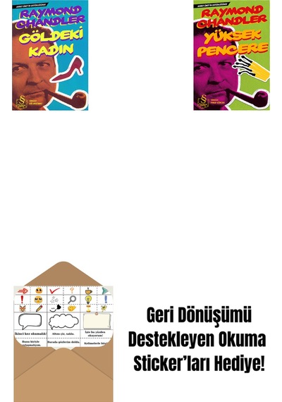 Göldeki Kadın Cep Boy + Yüksek Pencere Cep Boy + Okuma Sticker'ları