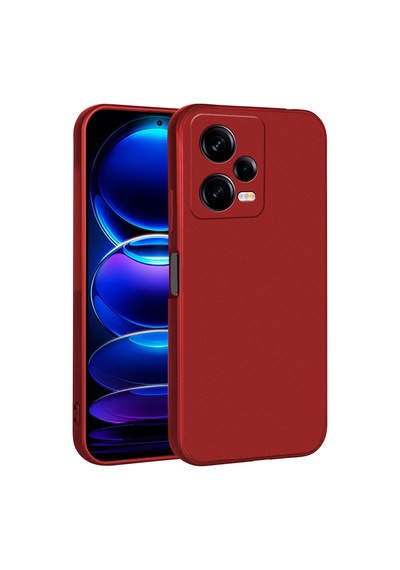 Zore Redmi Note 12 Pro 5g Kılıf Nvth Premier Silikon Kapak - Kırmızı