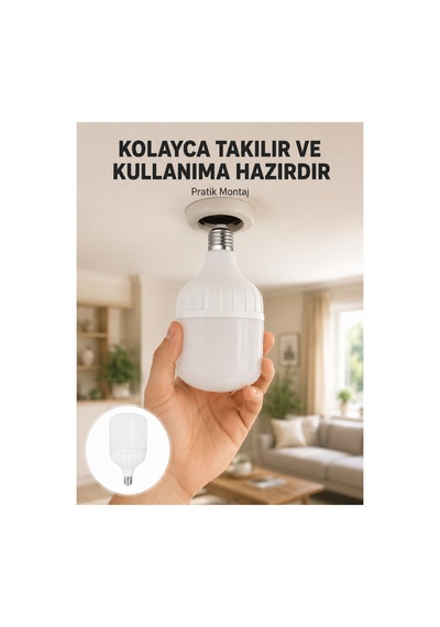Acil Durumlara Uygun Şarjlı Torch Led Ampul 30 Watt Yeni Nesil Belirtilmemiş Belirtilmemiş