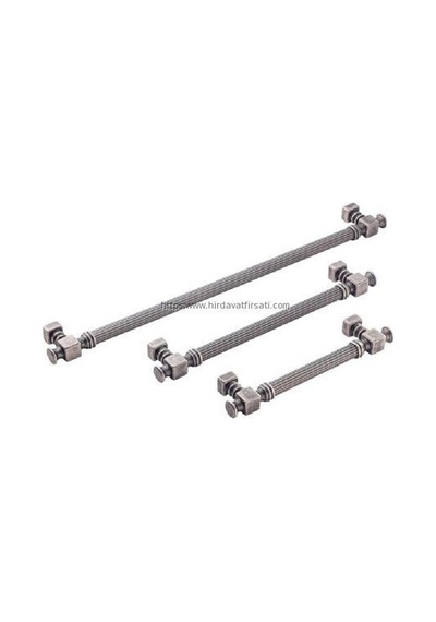 Doğanlar AL344 ekselans antik gümüş mobilya kulp kulbu 192 mm
