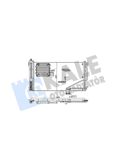 Mercedes Clk 200 A209 Klima Radyatoru 2003-2009 Kale 353175