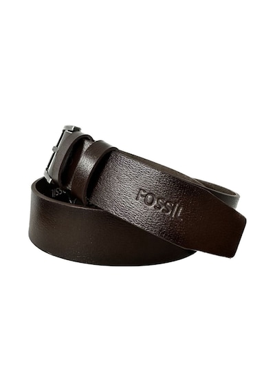 Fossil Kahverengi Hakiki Düz Deri Spor 4 Cm Erkek Kemeri-110 Kahverengi