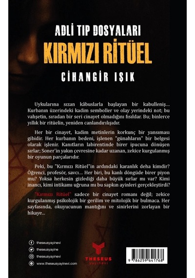 Adli Tıp Dosyaları - Kırmızı Ritüel - Cihangir Işık - Theseus Yayınevi