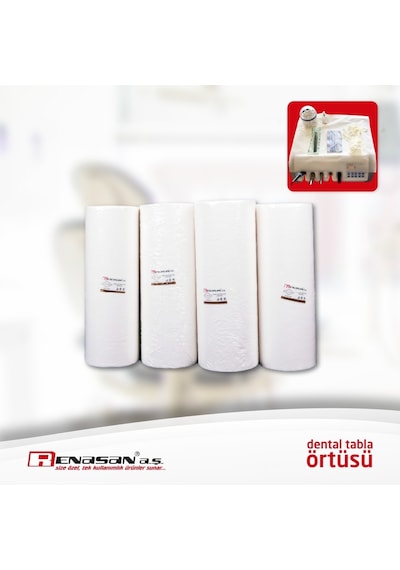 Dental Ünit Tabla Örtüsü Laminasyonlu  30 x 40 CM  100'lü 10 Rulo
