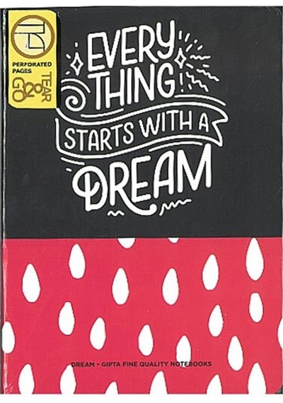 Gıpta Dream İp.dkş.sert Kapak Defter A5 120 Yp Çiz.-st 4529 Çok Renkli