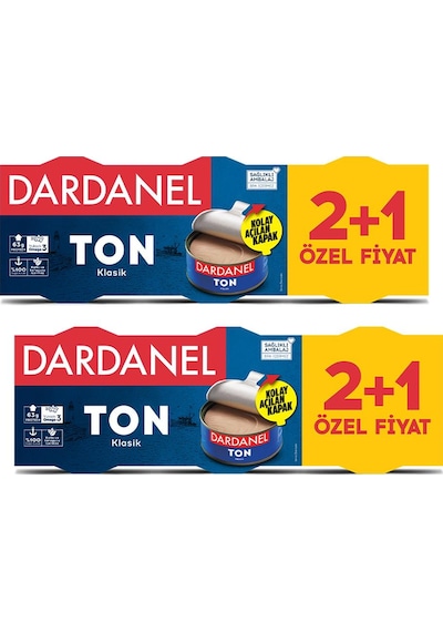 Dardanel Ayçiçek Yağlı Ton Balığı 3x140 G 2 Adet