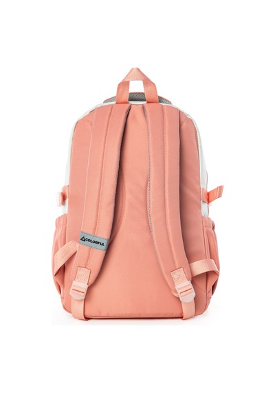 Colorful Urban Sırt Çantası Pudra Pembe - Laptop Bölmeli Okul Çantası İlkokul - Ortaokul - Lise Pudra Pembe