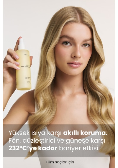 Matsu Sun Day Isı ve Güneş Koruyucu Saç Spreyi 232°C Isı Koruması 200 ml