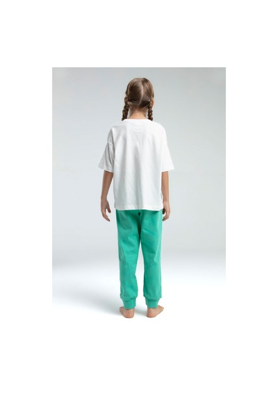 Rolypoly Kız Çocuk Yeşil Pijama Takımı Yeşil