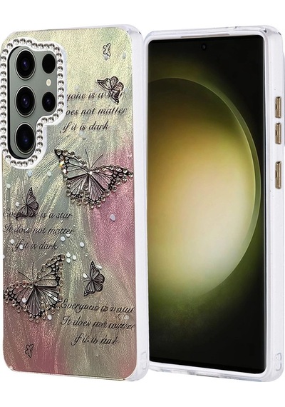 Samsung Samsung Uyumlu Galaxy S25 Ultra Kılıf Blade Aynalı Desenli Kapak - Desen 6