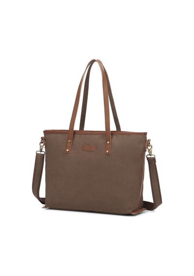 Kanvas Kumaş Kadın Omuz Çantası Smart Bags 1330 Kahve 15829451