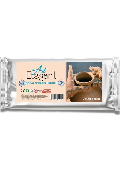 Art Elegant Seramik Hamuru 1000 Gr Kahverengi