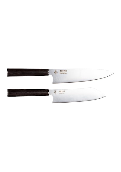 Ayrex Zaika 2'li Set Gyutou Ve Eğri Santoku Japon Tasarım Şef Bıçakları Ahşap Sap Paslanmaz Çelik Diğer