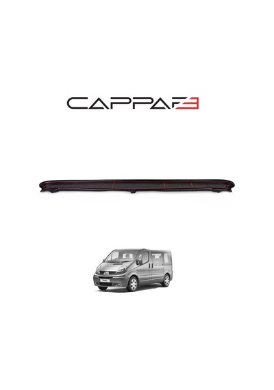 Renault Trafic 2001-2014 Yıl Aralığı Uyumlu Arka Tampon Eşiği Mat