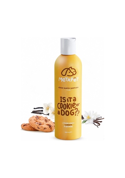 Doğal Köpek Şampuanı, Hassas Ciltli Yavrulara Uygun, Organik Koku Giderici, Özel Bakım-250 Ml Cookie