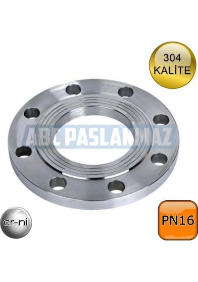 Paslanmaz Krom Flanş Düz Pn16 304 Kalite