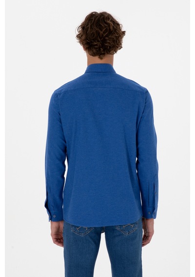 U.s. Polo Assn. Erkek Mavi Gömlek Basic 50316721-vr212 Royal Blue U.s. Polo Assn. Erkek Mavi Gömlek Basic 50316721-vr212 Royal Blue