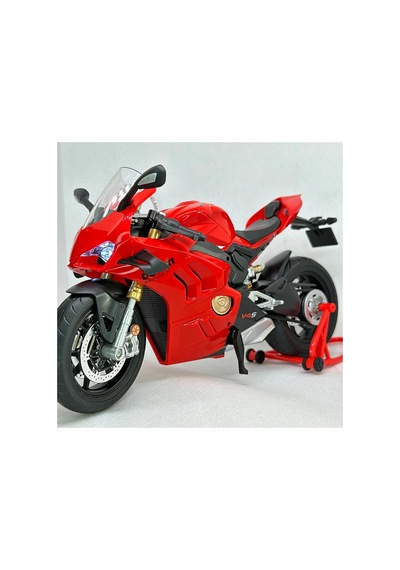 Ducati Panigale V4 Maket - 1:9 Işıklı Diecast Superbike