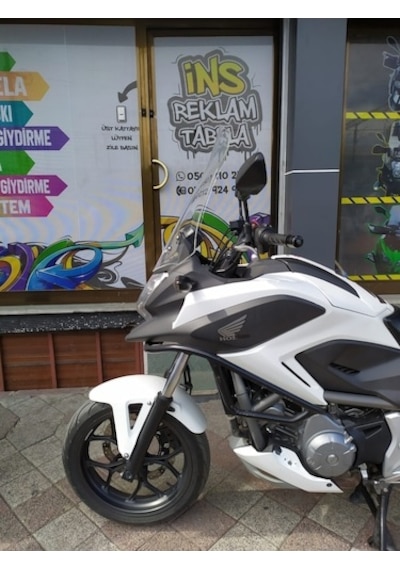 Zeus Motor 2012-2015 Honda Nc 700 X Uyumlu Uzun Ön Cam Şeffaf Renk