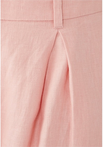 Posse Yüksek Bel Geniş Paça Pantolon Pembe