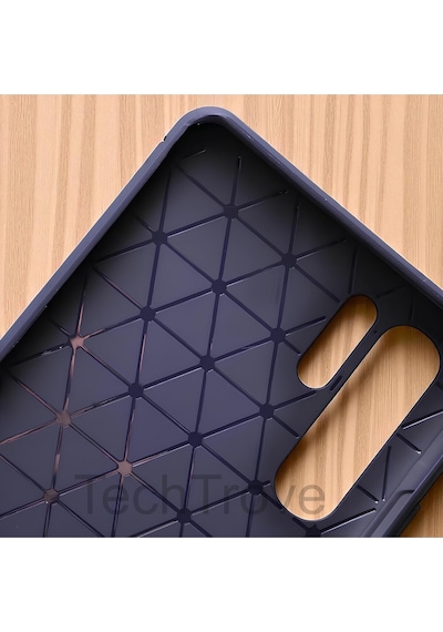 Poco X7 Kılıf Kamera Korumalı Darbe Emici Karbon Fiber Desenli Kapak