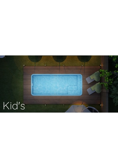 Fiber Hazır Havuz Kid's Model 2,20 X 5,20 X 0,70 Mt - 6,15 M3 - Toptancıyızbiz