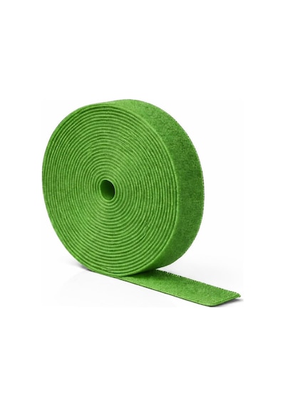 Cırt Cırt Sabitleyici Kablo Düzenleyici - 5 Metre X 1cm Kolay Kullanım, Bahçe Ve Ev İçin Pratik Çözüm Yeşi