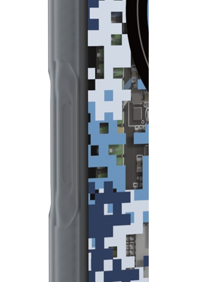 Apple Uyumlu iPhone 17 Pro Max  Kılıf M-safe Şarj Özellikli Youngkit Camouflage Sykell Serisi Kapak Mavi Mavi