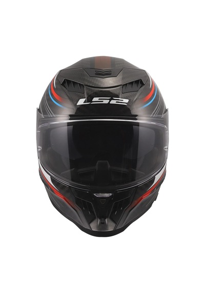 Ls2 Dragon Karbon Subic Kapalı Kask Mavi