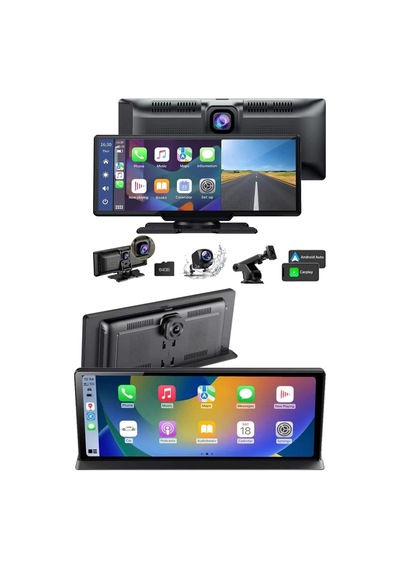 4k 10.26 İnç Çift Kameralı Araç Multimedya Ekranı Kablosuz Carplay Android Auto 12v Mh-hs3921-0934 Diğer