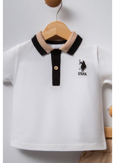 U.S. Polo Assn. Erkek Bebek Krem Takım Usb2339-c-v5 Krem