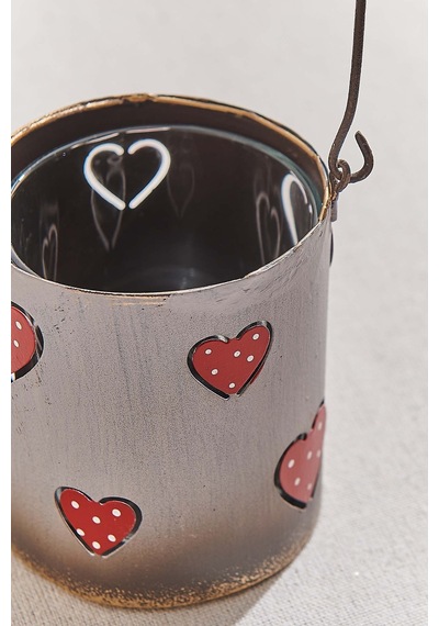 Pasabahce Sevgi Tealight Mumluk - 1 Adet Çok Renkli