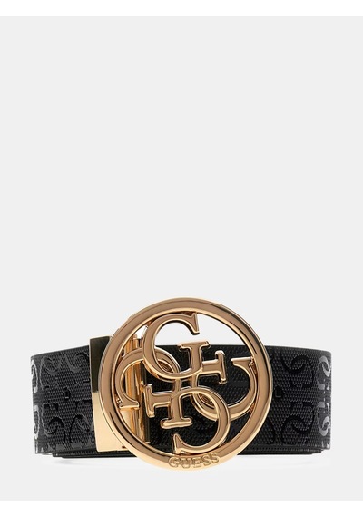 Guess-stacey 4g Logo Belt-kemer-bw9319p6135 Siyah - Beyaz