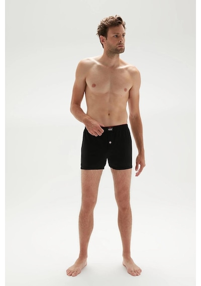 Erdem Erkek Penye Düz Renk Boxer 1400 - 6 Adet 001