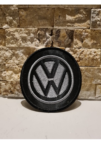 Çeyiz Volkswagen -Patch Peç Arma Nakış Işleme Dokuma Gri